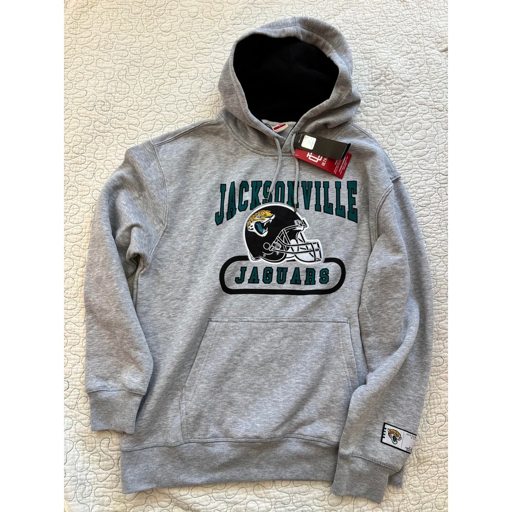 Jacksonville Jaguars NFL Ultra Game‎ Pullover Hoodie Grey Heather Mens Large #28